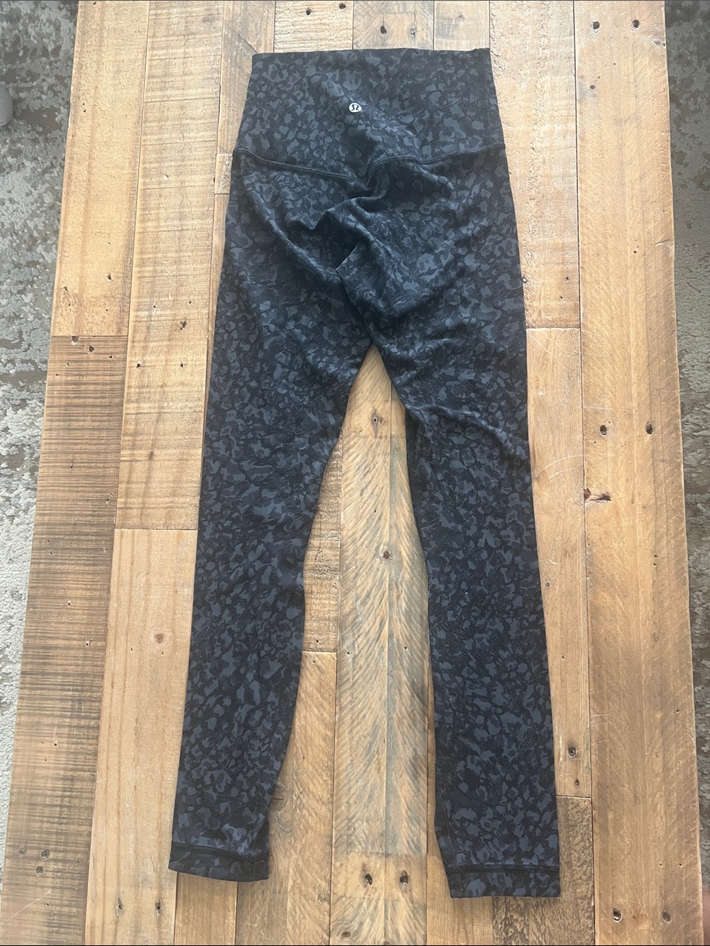 Lululemon Black Patterned Align Leggings